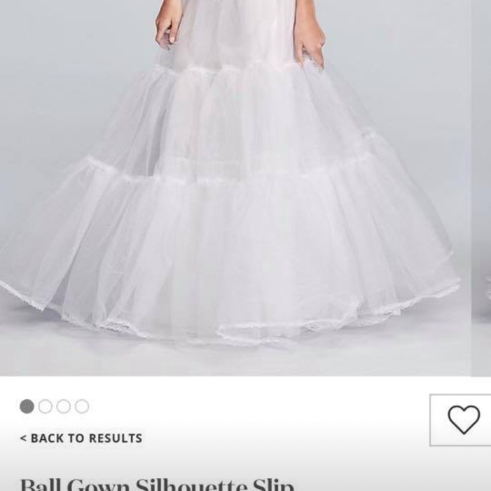 Wedding gown underskirt